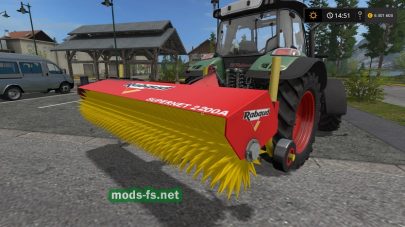 Щетка для уборки в игре Farming Simulator 2017