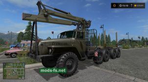 УРАЛ лесовоз для Farming Simulator 2017