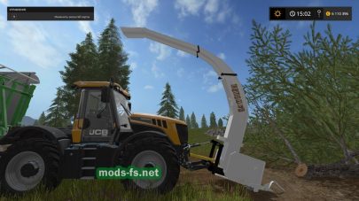 Мод измельчителя древесины Wood Crusher для Farming Simulator 2017