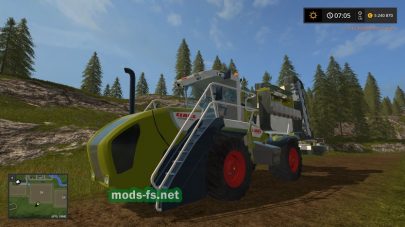 Мод косилки CLAAS COUGAR 1400 для игры FS 2017