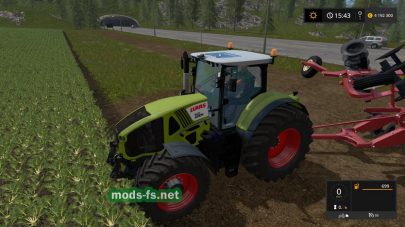 Трактор Claas Axion для Farming Simulator 2017