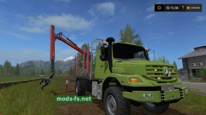 Лесовоз Mercedes Benz Zetros для Farming Simulator 2017