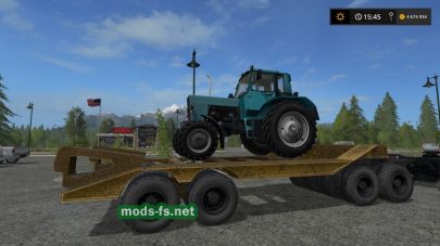 прицеп-тяжеловоз для Farming Simulator 2017