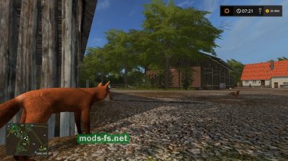 Лисица в игре Farming Simulator 2017