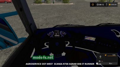 Scania R730 8X8 IT RUNNER mods