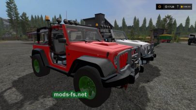 Jeep Wrangler для игры FS 2017