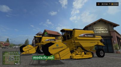 Мод комбайна New Holland