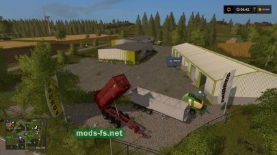 ангар для техники в FS17