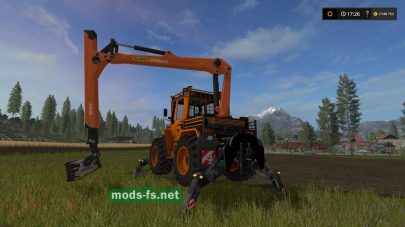 Мод MB TRAC 1000 для погрузки бревен в Farming Simulator 2017