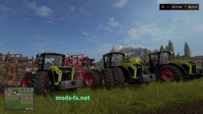 claas xerion with kaweco double twin для игры FS 2017