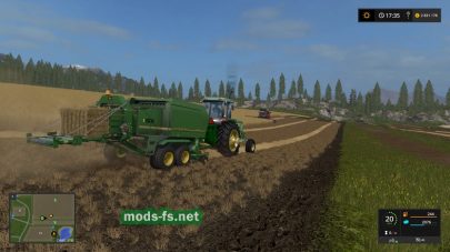 Тюковщик JOHN DEERE для Farming Simulator 2017