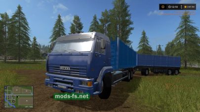 КамАЗ-65117 с прицепом для FS 17