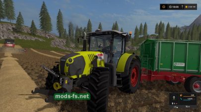 Мод трактора CLAAS ARION 650F