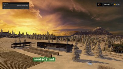 Gold Cresty Valley Snow Edition map