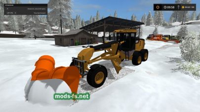 Уборка снега в Farming Simulator 2017