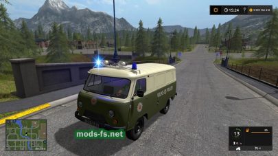 Мод авто UAZ VOLKSPOLIZEI