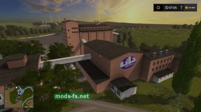 Завод на карте в FS 17