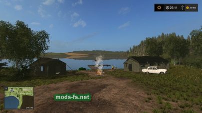 Место для отдыха в игре Farming Simulator 2017