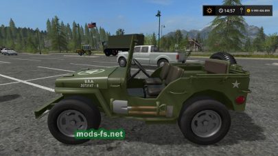 Мод автомобиля Jeep Willys