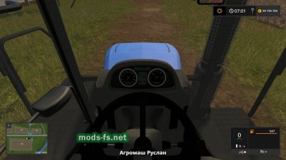 Скриншот мода трактора от Agromash