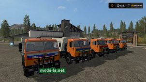 Пак грузовиков КамАЗ-65115