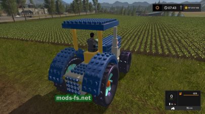 Скриншот мода «Crazy Lego Tractor»