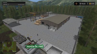 Игровая карта с колхозом для игры FS 17