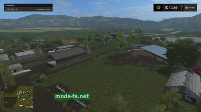 Карта с болотом и грязью в игре FS 17