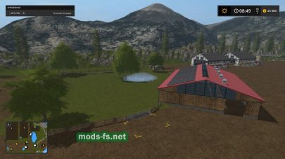 Горная местность в игре FS 17