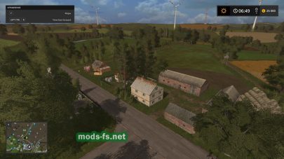 Польская деревня в игре FS 17