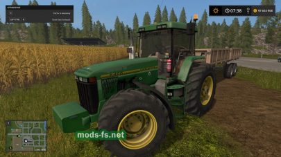 John Deere 8400 в игре FS 2017