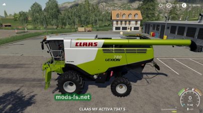 Скриншот мода «Claas Lexion 780»