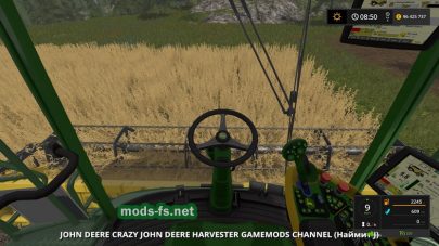 Скриншот мода «Crazy John Deere And Cutter»