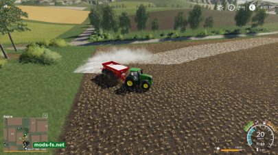 Разбрасыватель удобрений в игре Farming Simulator 2019