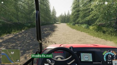 Карта для заготовки леса в Farming Simulator 2019