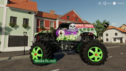 Grave Digger Monster Truck mods