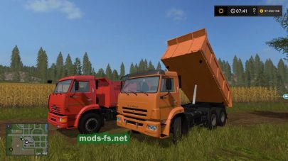 Грузовик КамАЗ-65115-049-29 в игре FS 17