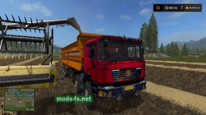 Shacman F2000 8X4 для Farming Simulator 2017