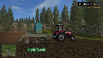 Мод русской сеялки в игре Farming Simulator 2017