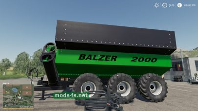 Мод на прицеп Balzer 2000 Grain Cart