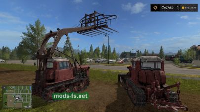 Модификация гусеничного трактора в игре FS 17