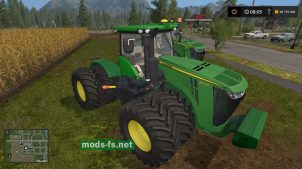 "John Deere 9R" для игры Farming Simulator 2017