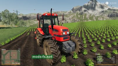 Трактор mtz в игре FS 2019