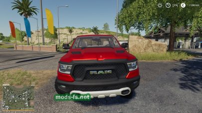 Dodge Ram 1500 Rebel для Farming Simulator 2019