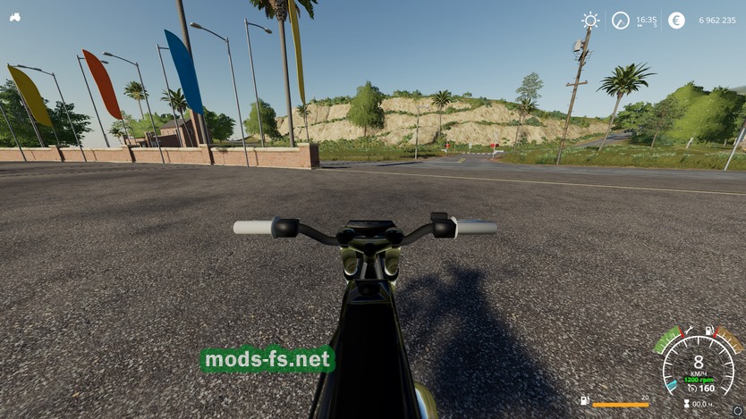 Мод мотоцикла KTM Dirtbike для игры FS mods fs net