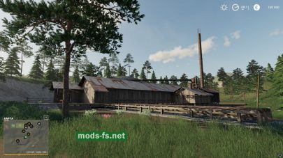 Карта с 4 фермами для FS 19