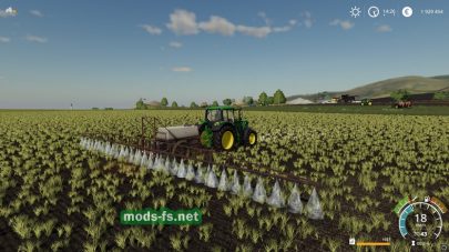 Мод на советский опрыскиватель для Farming Simulator 2019