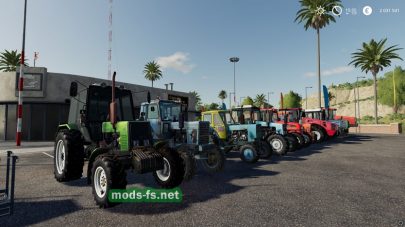 Пак русских тракторов для игры FS 2019