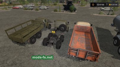 Скриншот мода «Ural Truck Set Plus Trailers»