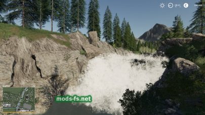 Много леса в игре Farming Simulator 2019